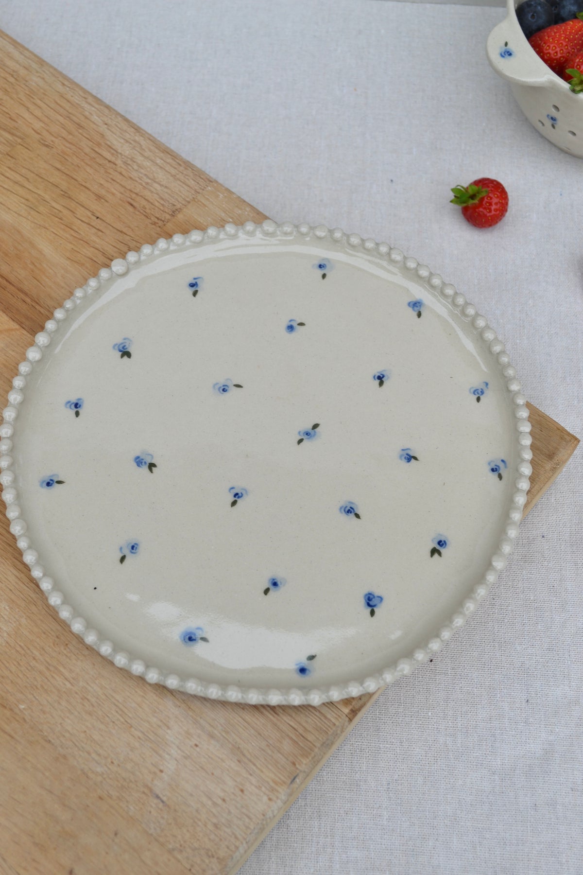 Dinner Plate- Blue Floral