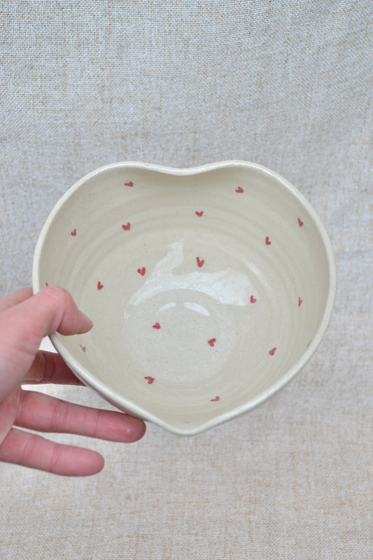 *Pre-Order*Heart Cereal Bowl