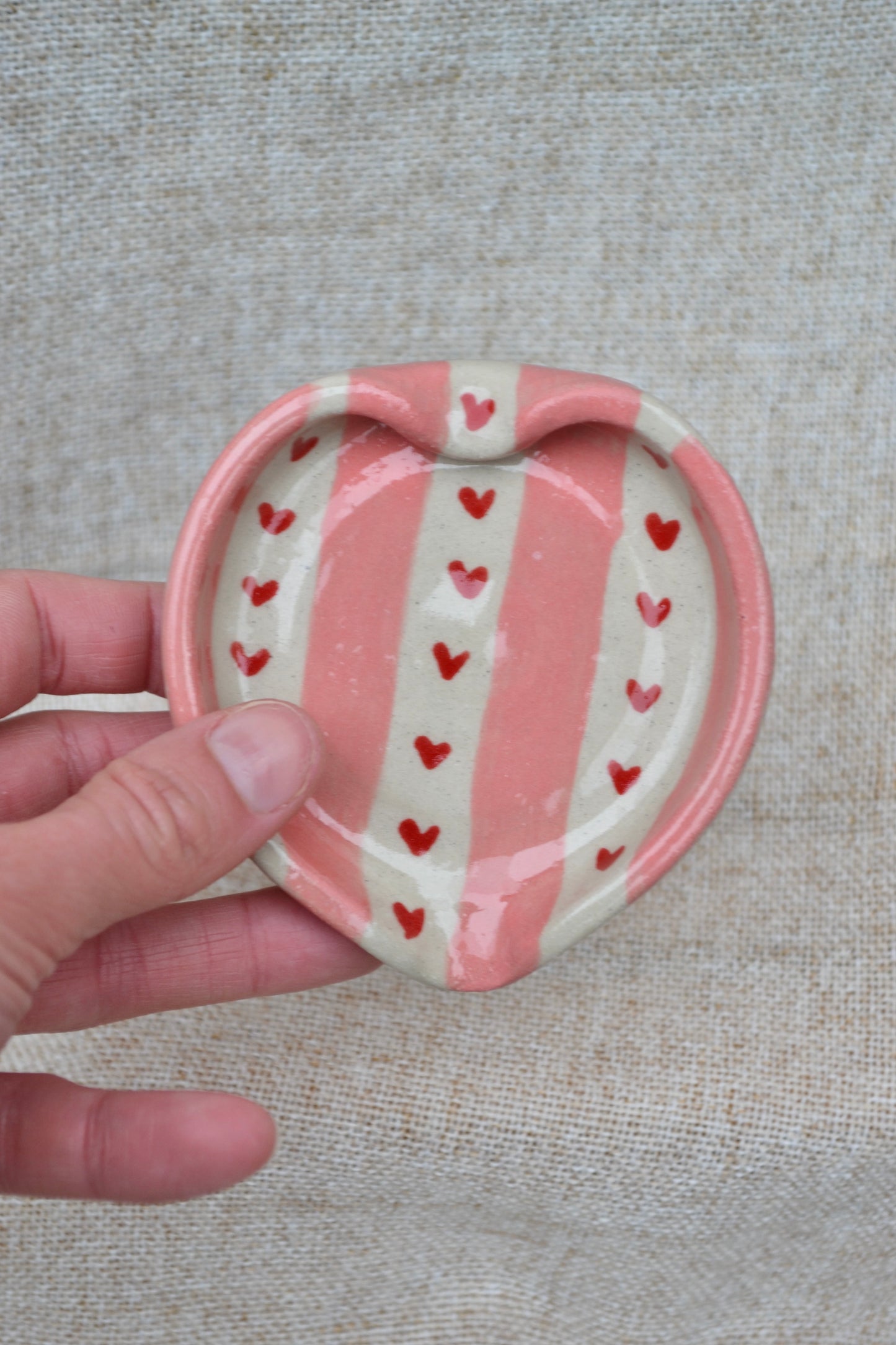 *Pre-Order* Heart Trinket Dish- Valentines designs