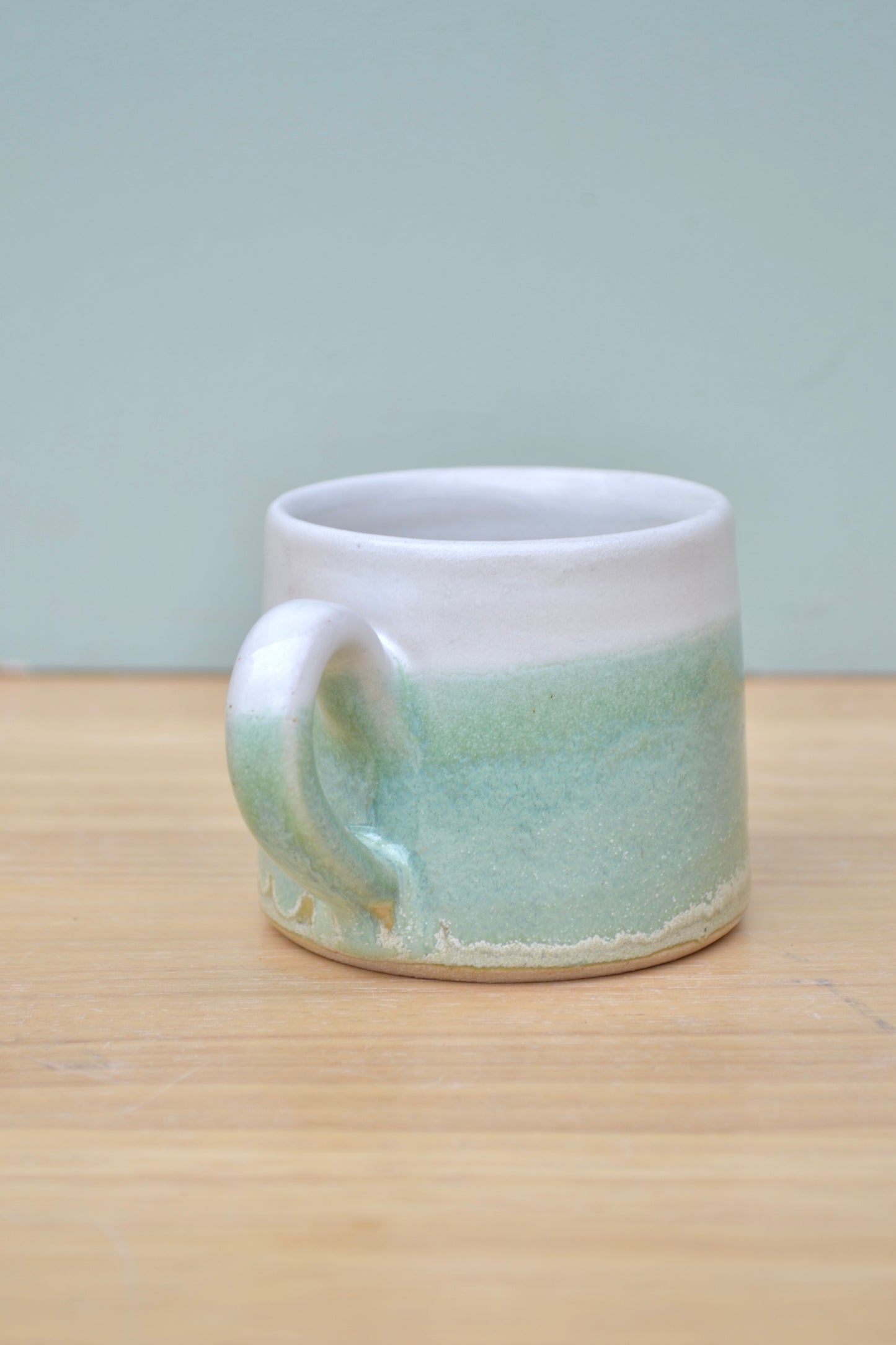 Espresso Cup- Apple Blossom and White