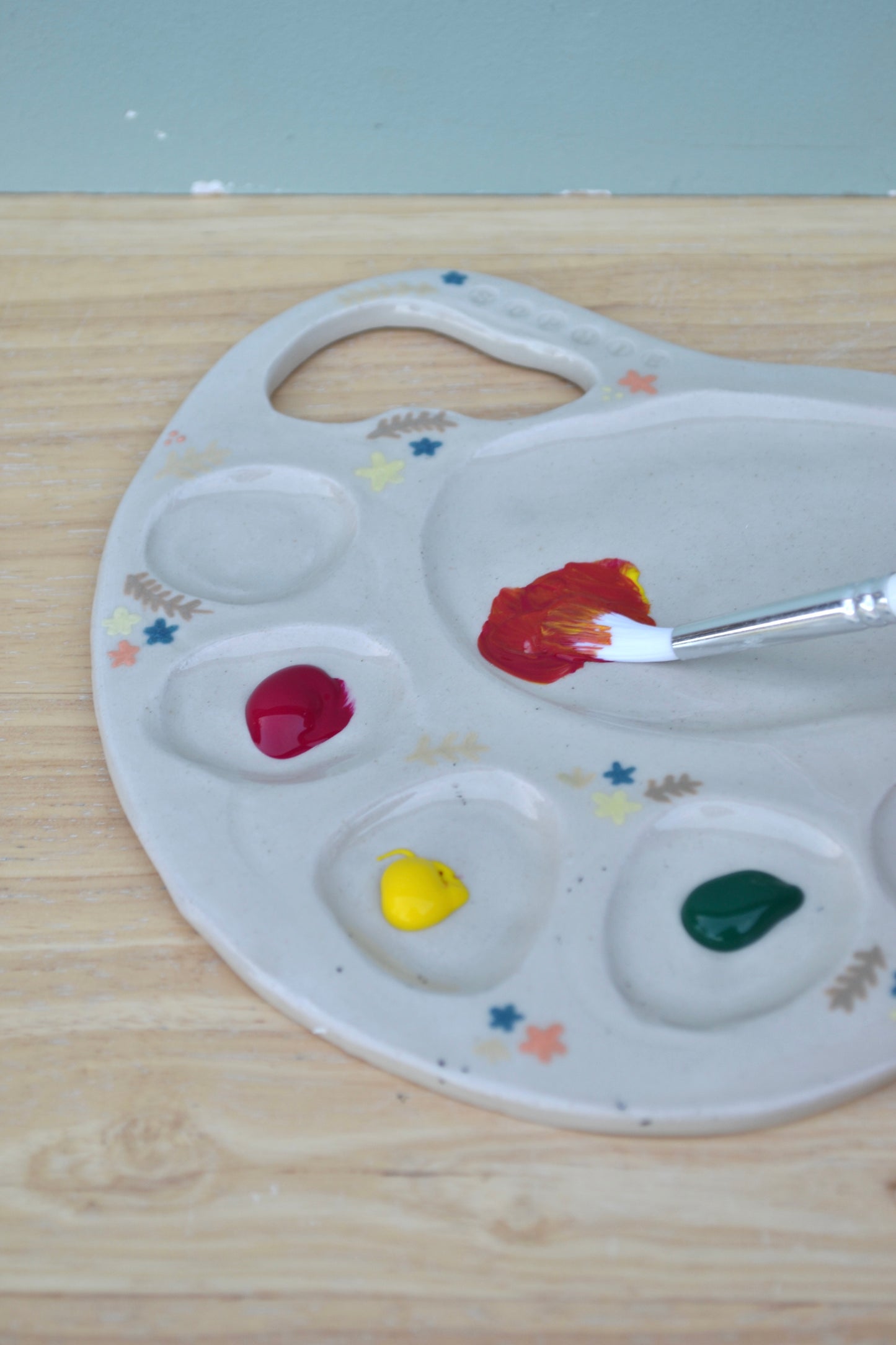 Hand Built Paint Pallet and Paint Brush Rest Workshop | Friday 1st May