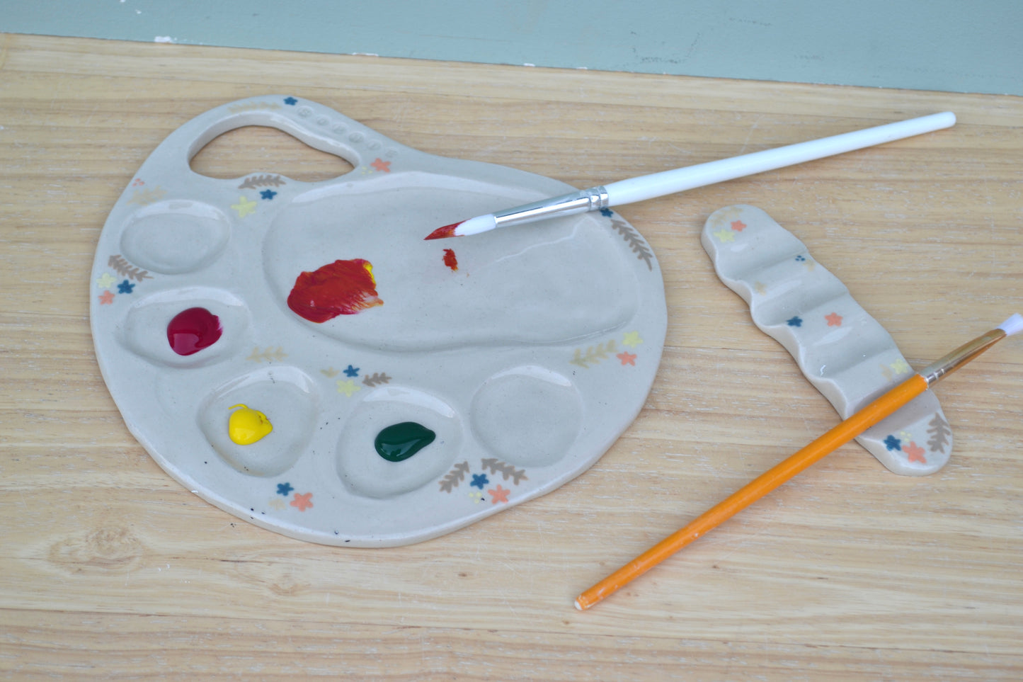 Hand Built Paint Pallet and Paint Brush Rest Workshop | Friday 1st May