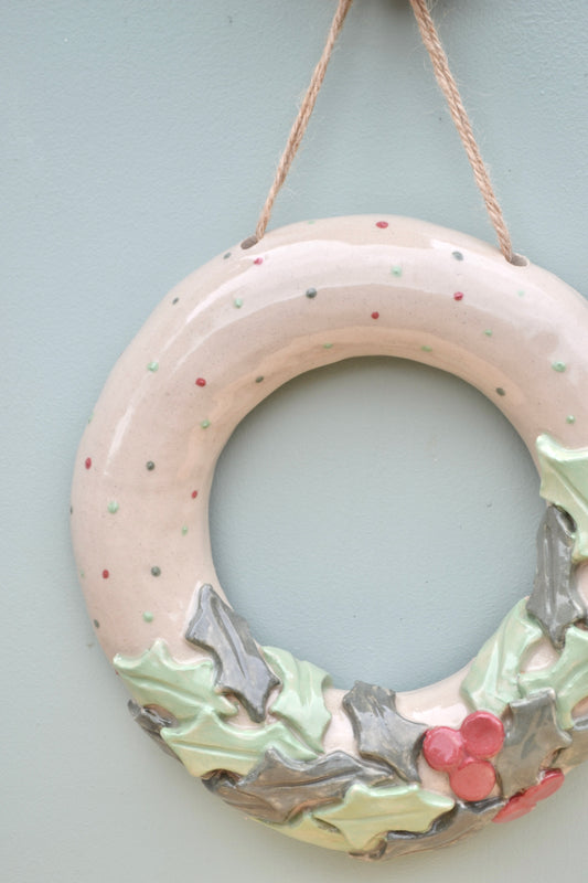 Hand Built Ceramic Christmas Wreath Workshop | Sunday 29th November