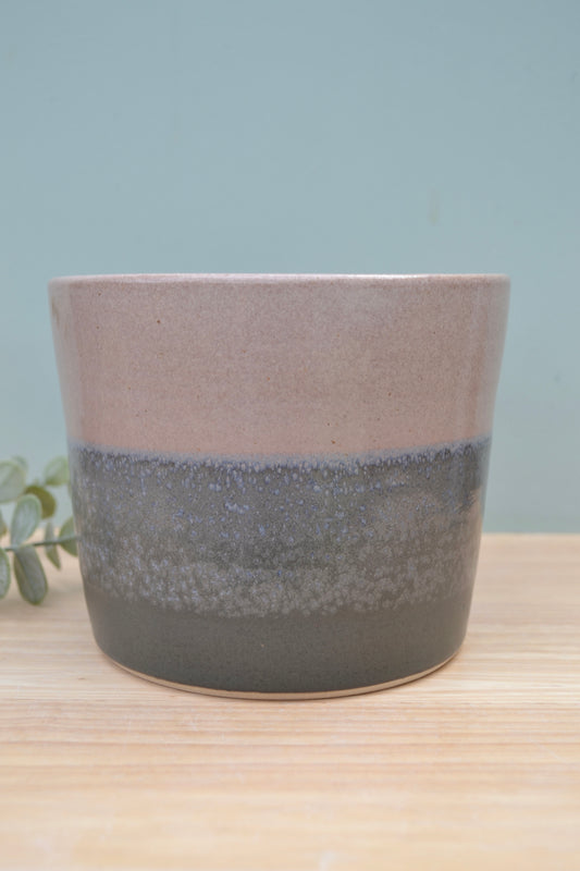 Tapered Plant Pot- Charcoal Blush