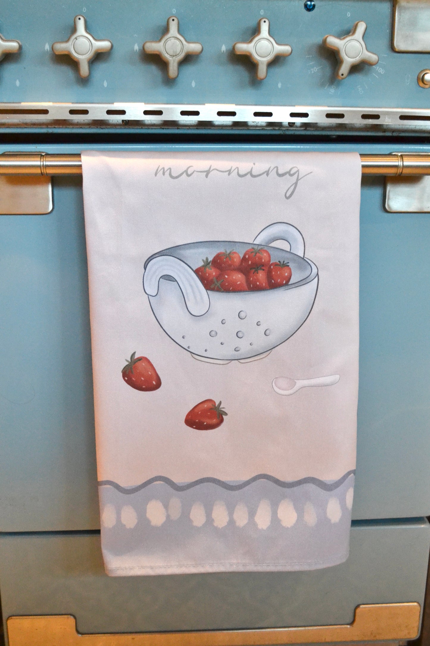 'Picked this morning' Tea Towel
