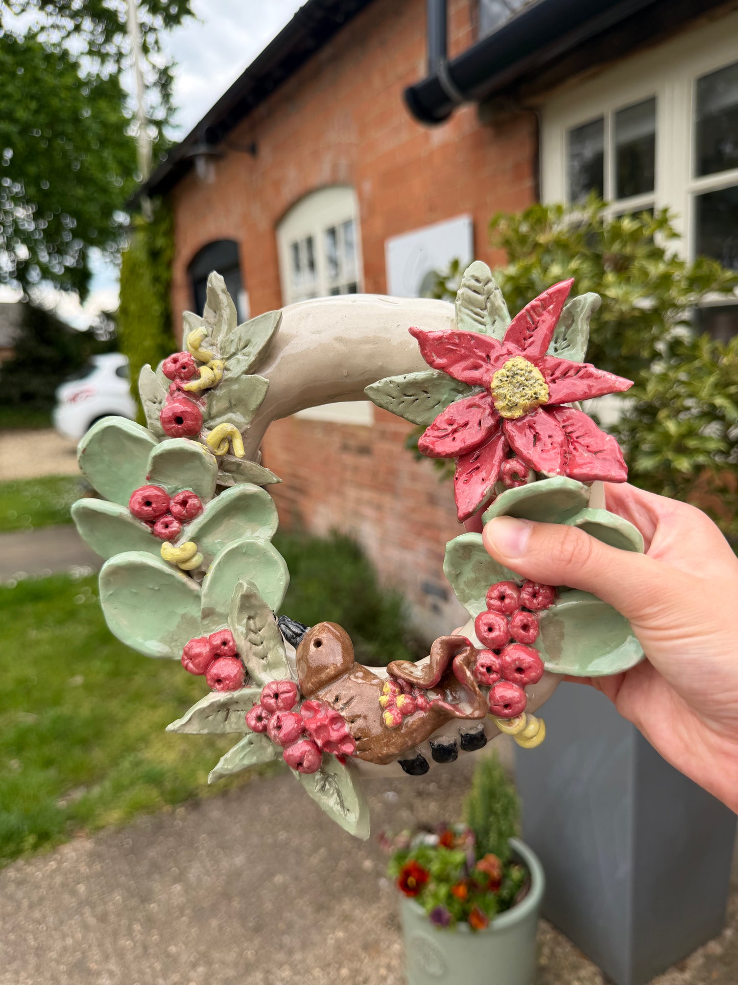 Hand Built Ceramic Autumn Wreath Workshop | Saturday 26th September